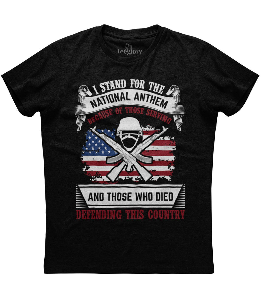 I Stand For National Anthem T-shirt
