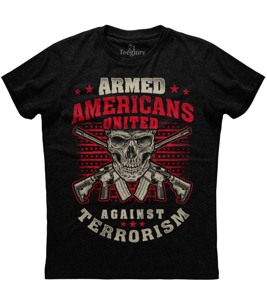 Armed Americans United Against Terrorism T-shirt