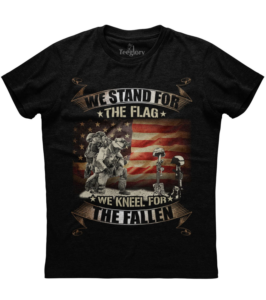 We Stand For The Flag We Kneel For The Fallen T-shirt